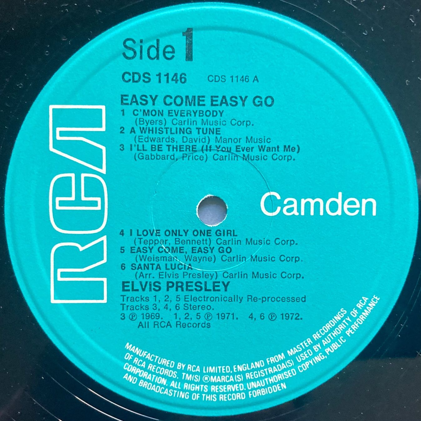 Dischi in vinile: ELVIS PRESLEY - EASY COME, EASY GO – Usato da Poliez-Pittet venduto da Newtown-Records 2