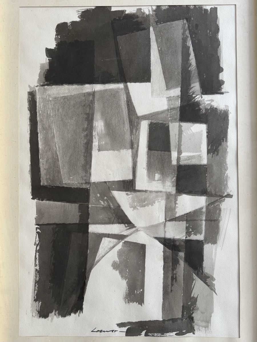 Gemälde: Original CH Claude Loewer Aquarell – Gebraucht aus Meilen von duppa 2