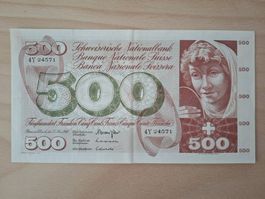 Schweizer Banknote, 500.00 Franken