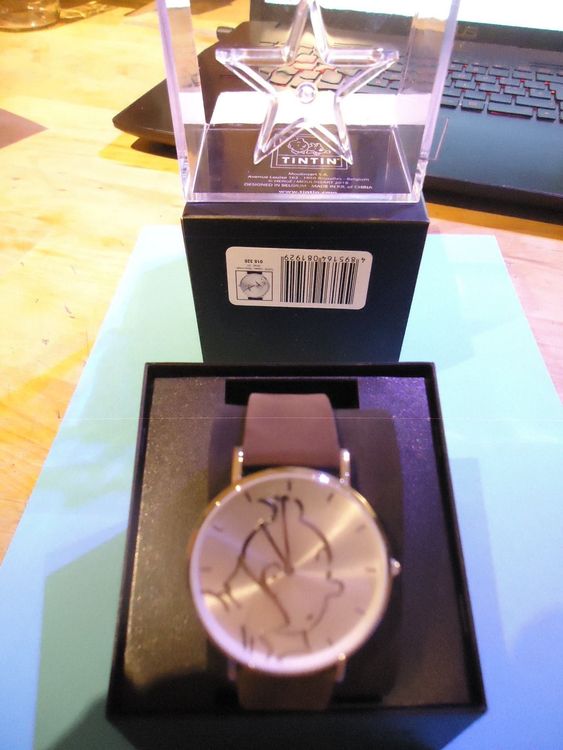 Montre Tintin En Boîte - NEUVE Avec Certificat - Édition Collection 2018 - PVC