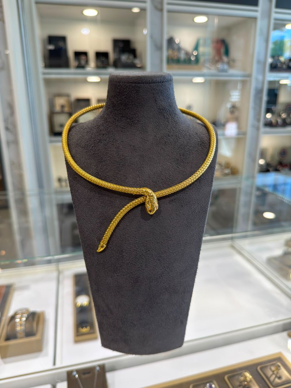Colliers: Schlangen-Collier in 18 Karat - 750 Gold – D'occasion à Zürich par StargoldJewellery