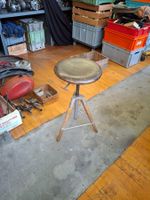 OLDTIMER WERKSTATT DREHSTUHL HEBEL-HÖHENVERSTELLBAR MUSEUM