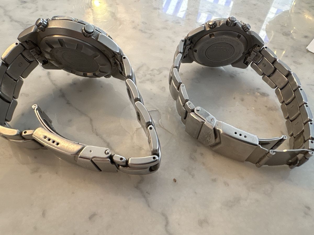 Sector Uhren: 2 Uhren Set Sector  Chronograph gebraucht – Gebraucht aus Brittnau von Bgorilla12 2