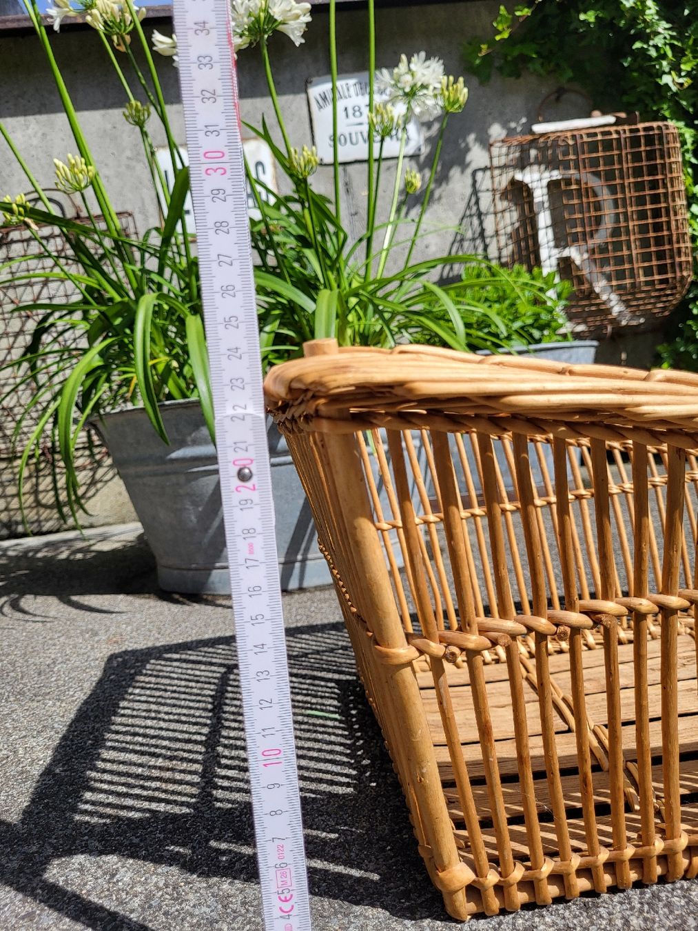 Altro per la casa: rattankorb, garten, terasse, windelkorb, vintage,weidekorb – Usato da Frutigen venduto da Tipp1 1