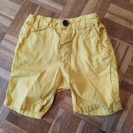 H&M Shorts Gr 80 gelb Kinder Kurze Hose