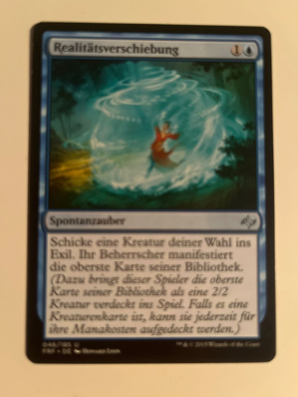 Magic The Gathering Cartes à collectionner: 1 x Realitätsverschiebung - Magic: The Gathering - MtG – D'occasion à Kriens par Shadi1980