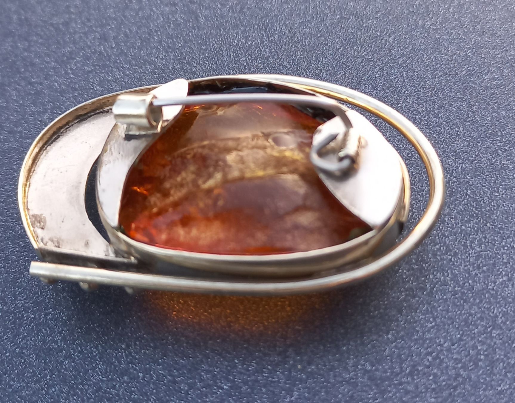 Spille & Fermagli: Brosche Silber mit Bernstein  guter Zustand – Usato da Buchs AG venduto da Dzirul 4