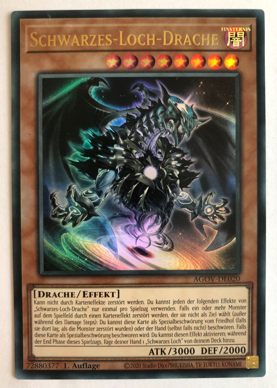 Yugioh Carte collezionabili: YuGiOh Schwarzes Loch Drache – Usato da Altstätten SG venduto da ChangeMaker