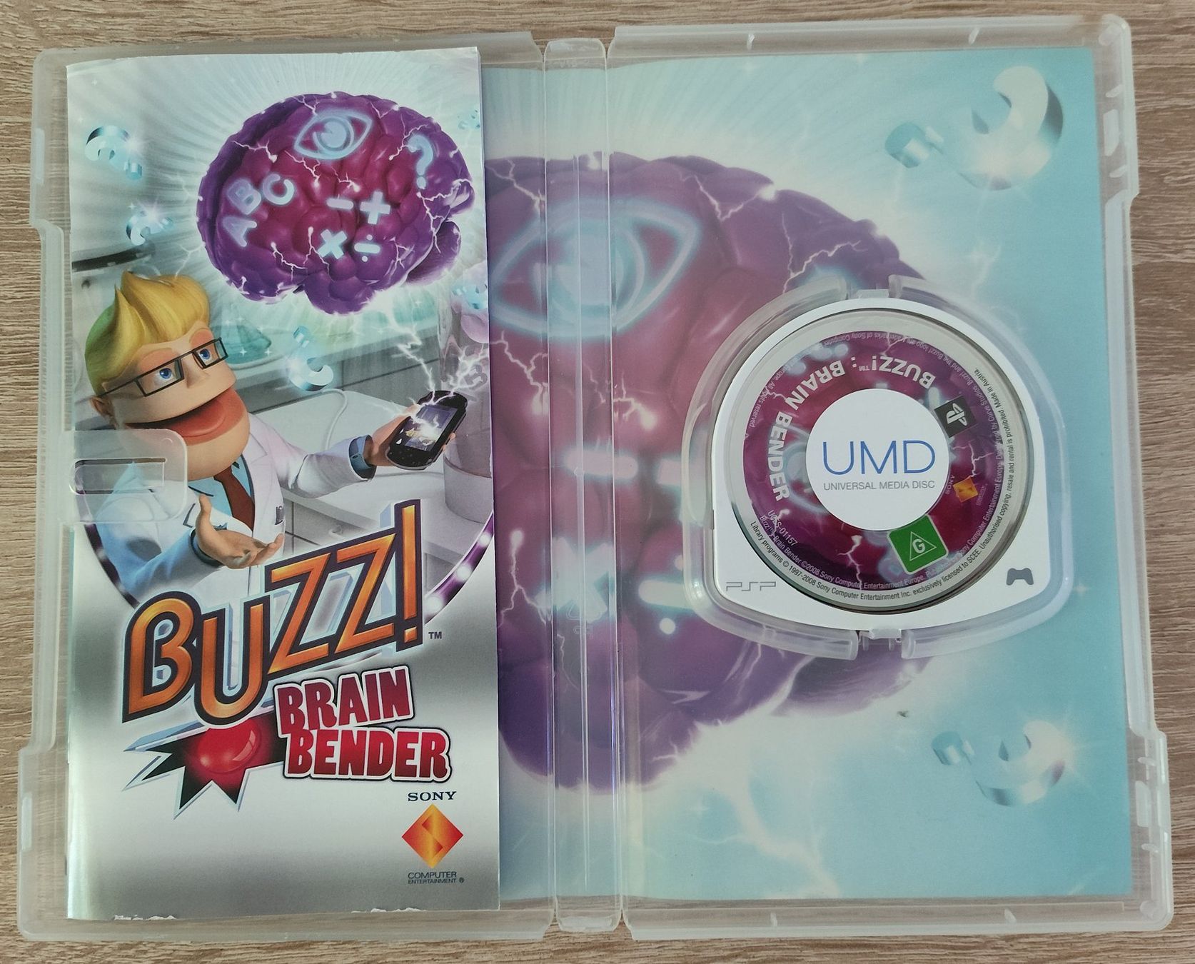 Sony Giochi: PSP-Spiel Buzz Brain Bender 2008 Jeu PSP Buzz Gioco Buzz – Usato da Grandson venduto da proekt 1