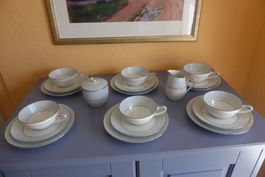 Japan Porzellan Kaffeeservice Noritake Laureate - 20-teilig
