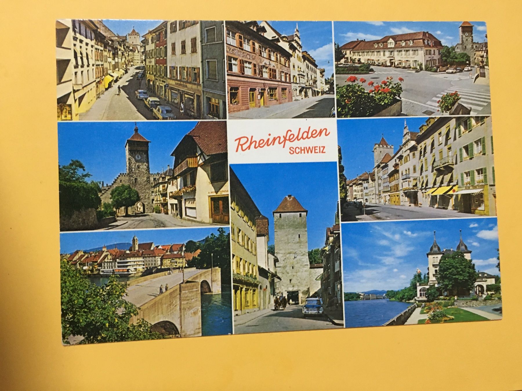 Cartoline postali: Rheinfelden Aargau mehrbildrig 1967 – Usato da Küttigen venduto da Melisch1000