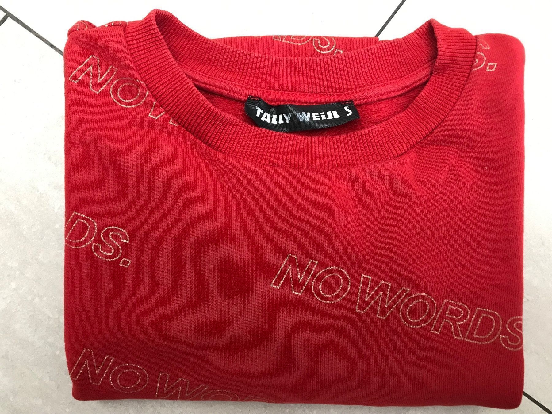 Tally Weijl T-shirt: Tshirt/Sweatshirt langarm rot Gr.S – Usato da Wädenswil venduto da JJ15 2