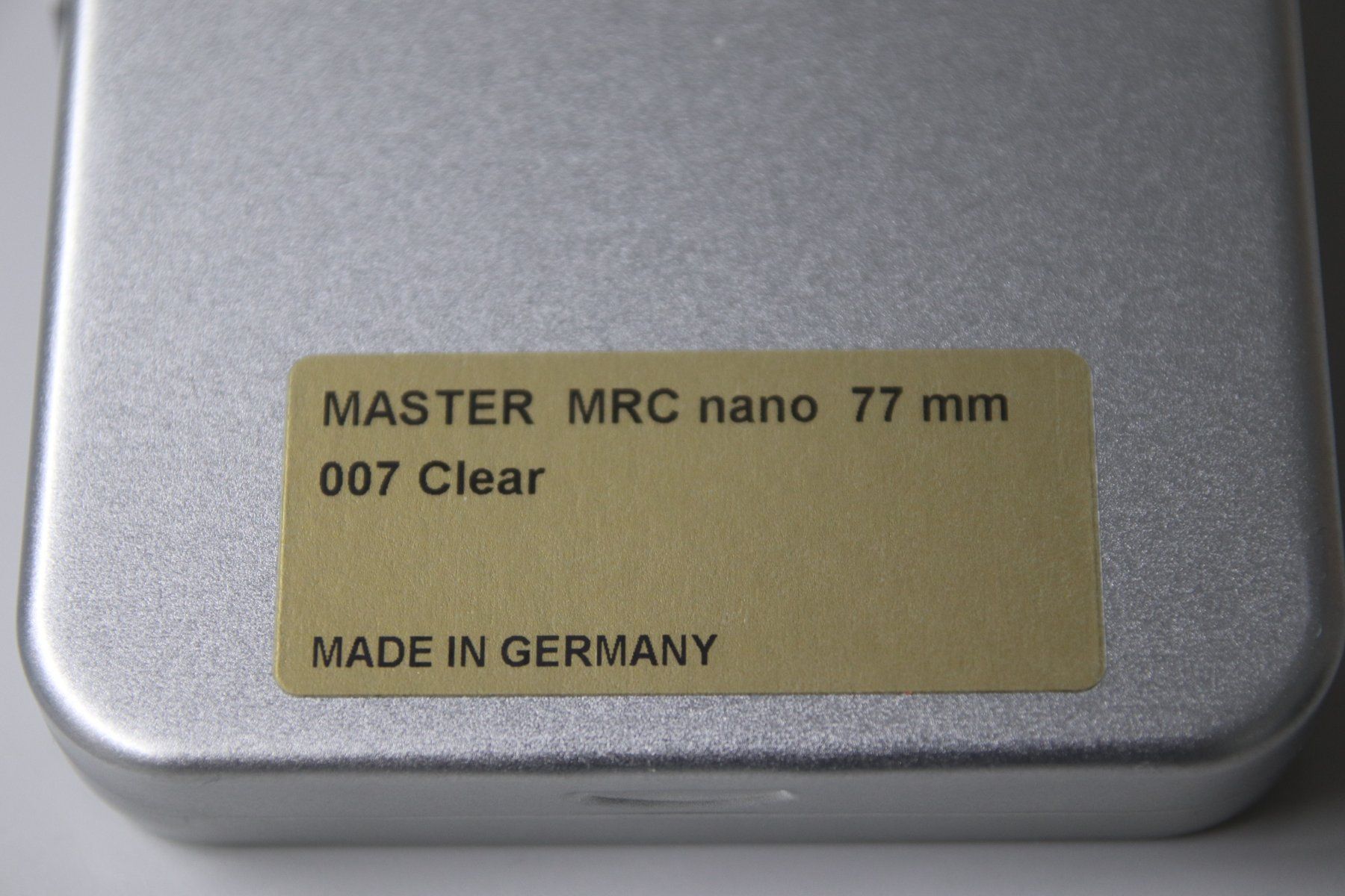 Filtri: B+W Clear Filter Mrc nano MASTER 77mm – Nuovo (secondo la descrizione) da Zofingen venduto da OWYSSAG 5