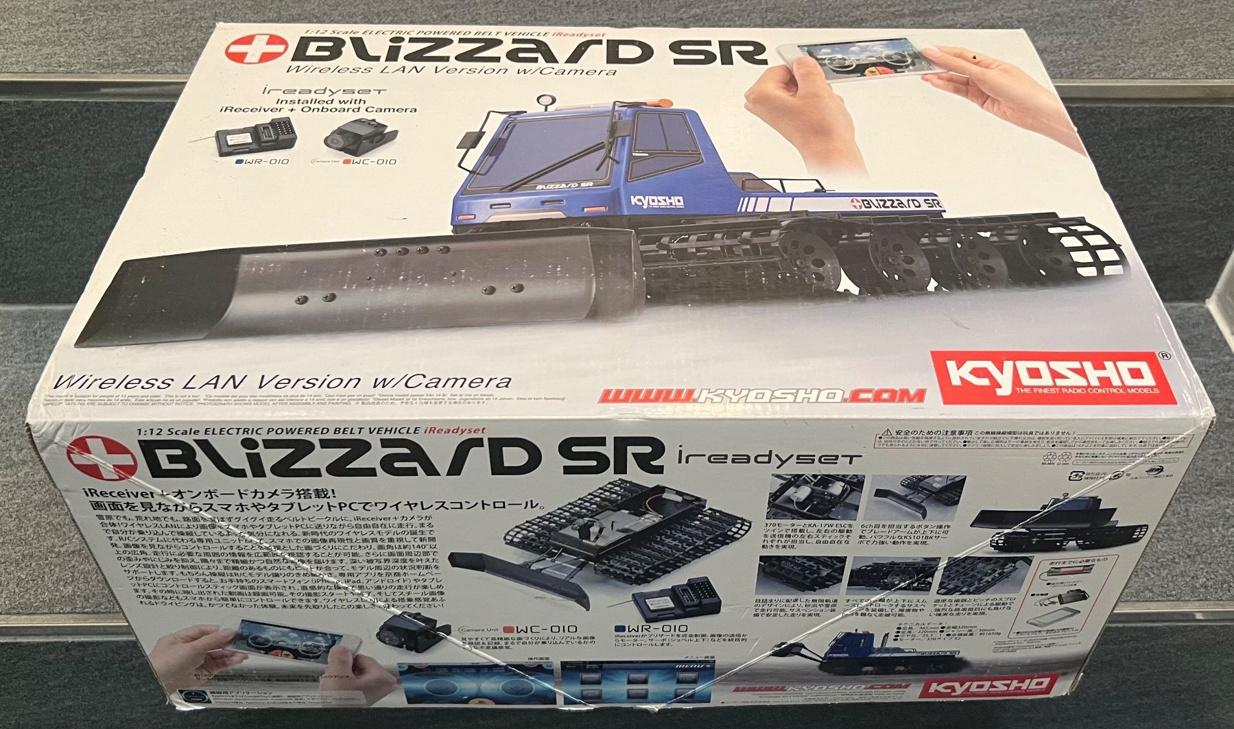 Kyosho 30987 1/12 EP BLIZZARD SR Readyset WL-LAN w/Cam (Neuf avec