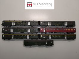 Märklin SBB CFF FFS 7-Teiliges Leichtstahlwagen Set ACH0 OVP
