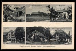 AK Rüegsauschachen, Wohnhaus, Ökonomiegebäude, Wohnstock, Fa
