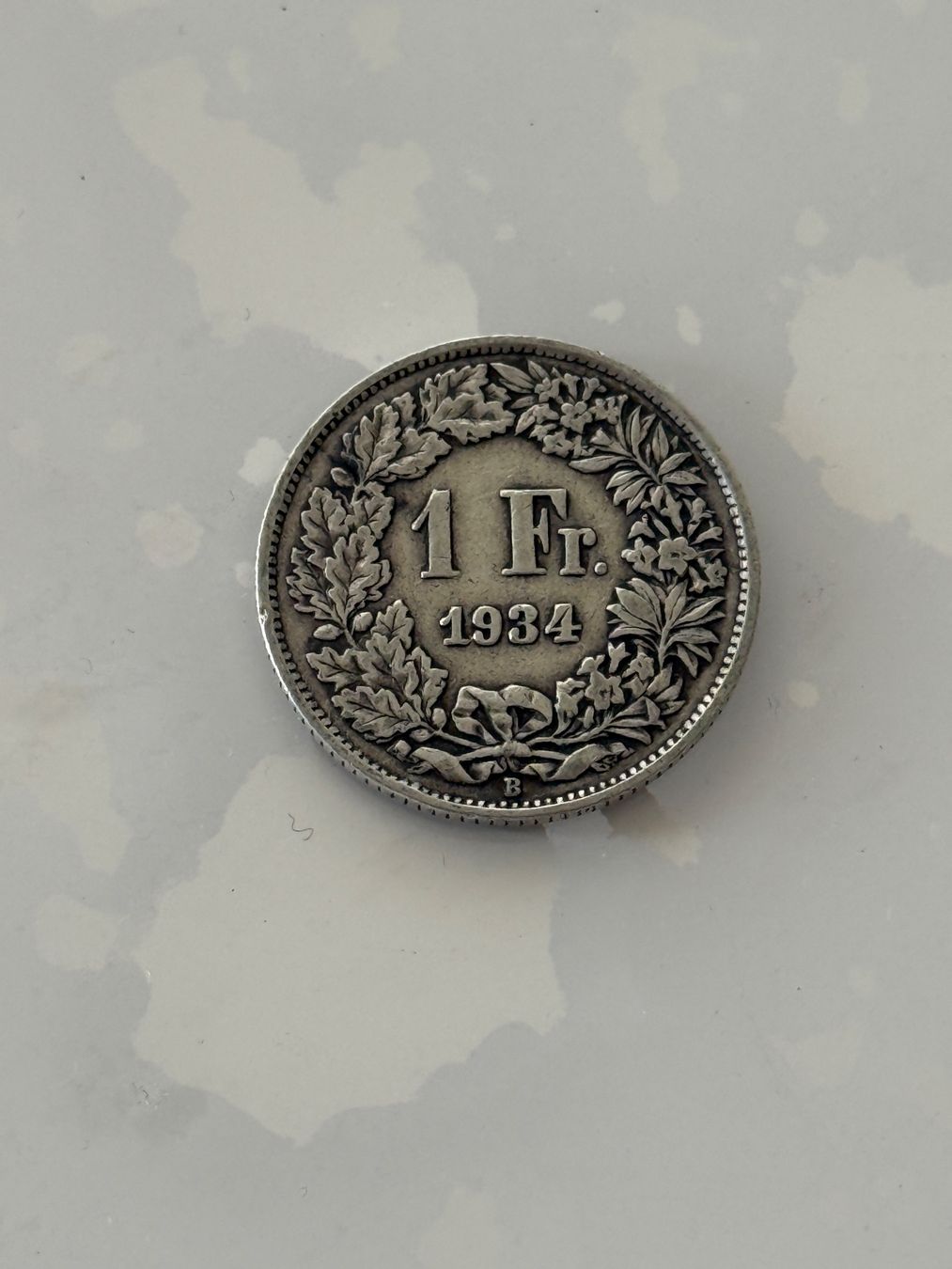 Tutti le monete: 1 Franken 1934  Rar – Usato da Wallisellen venduto da SWISS_SILVER1