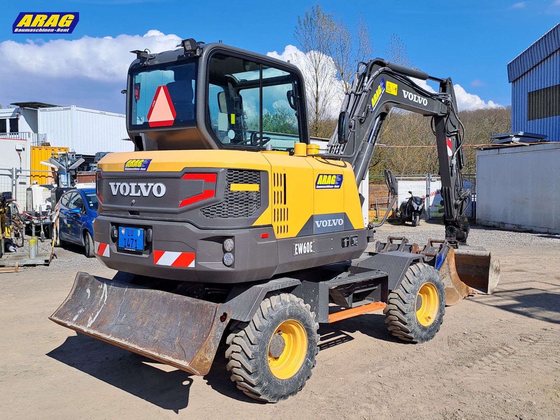 Volvo Escavatori: Volvo EW60E Mobilbagger – Usato da Hasle LU venduto da Arag08 5