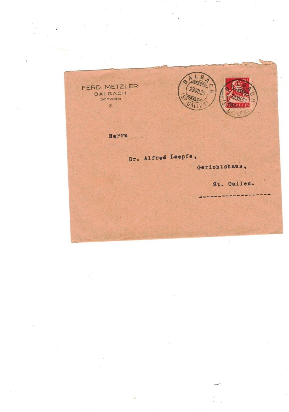 Cartoline postali: Balgach Philatelie Stempel Schaffhauser Peter Ansichtskarten – Nuovo (secondo la descrizione) da Widnau venduto da Seppl480 1