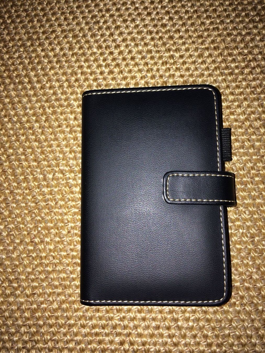 Calendari: Mini Ringbuch, Leder, schwarz, ca. 10 x 13 x 1.5 cm – Nuovo (secondo la descrizione) da Buchs AG venduto da ReaNaTsch