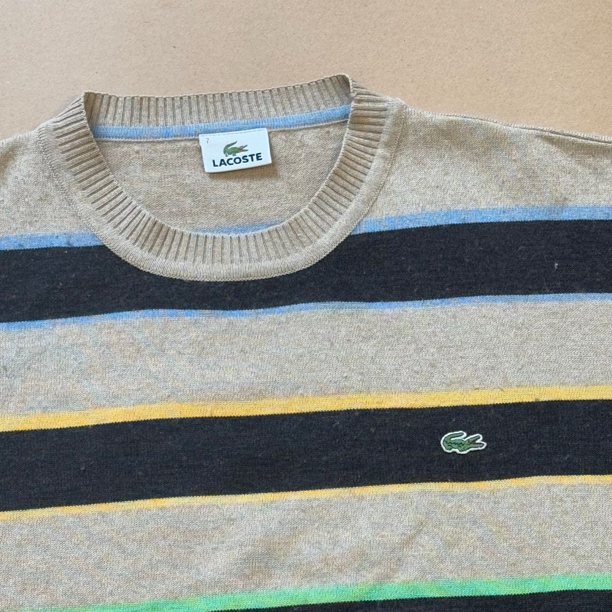 Lacoste Maglioni & Felpe: Vintage Striped Lacoste Strickpullover (nike stüssy retro) – Usato da St. Gallen venduto da sourced_limited 1