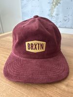 Brixton Cord Cap Mütze Bordeauxrot Sommer 2023 - Top Zustand
