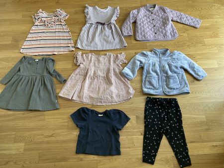 Mädchen Kleiderset Pomp de Lux 86/92