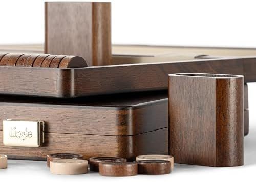 Spiele: Premium Walnuss Backgammon-Set 30 Holz Dame – Neu und originalverpackt aus Hundwil von Stallone6 7