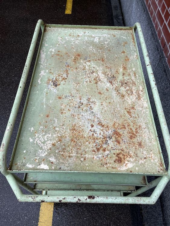 Werkzeugwagen 3 Ebenen Mit Schublade - Mobiler Werkstattwagen 200kg Tragkraft 76x35x70cm