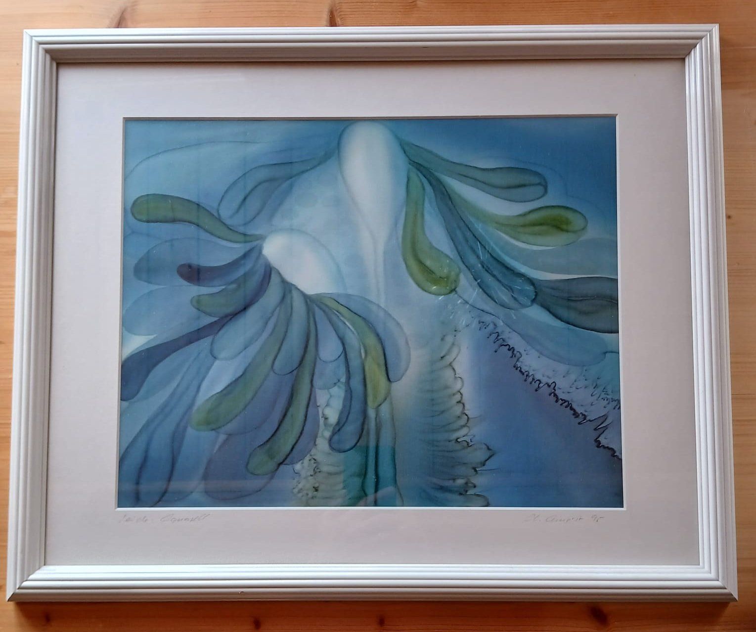 Dipinti: Ensemble Aquarell-Seidenmalerei – Usato da Krauchthal venduto da mago371