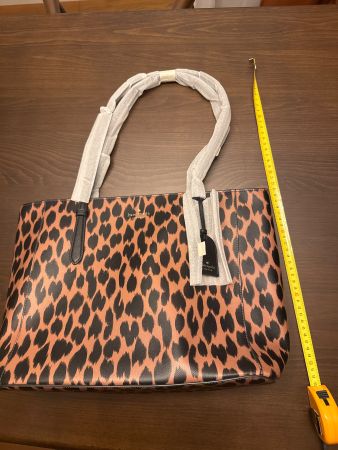 Kate Spade Tasche Leo Muster braun schwarz gebraucht