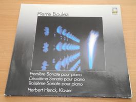 PIERRE BOULEZ: KLAVIERSONATEN - HERBERT HENCK - WERGO - 2 LP
