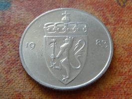 NORVEGE  50  ORE  1983