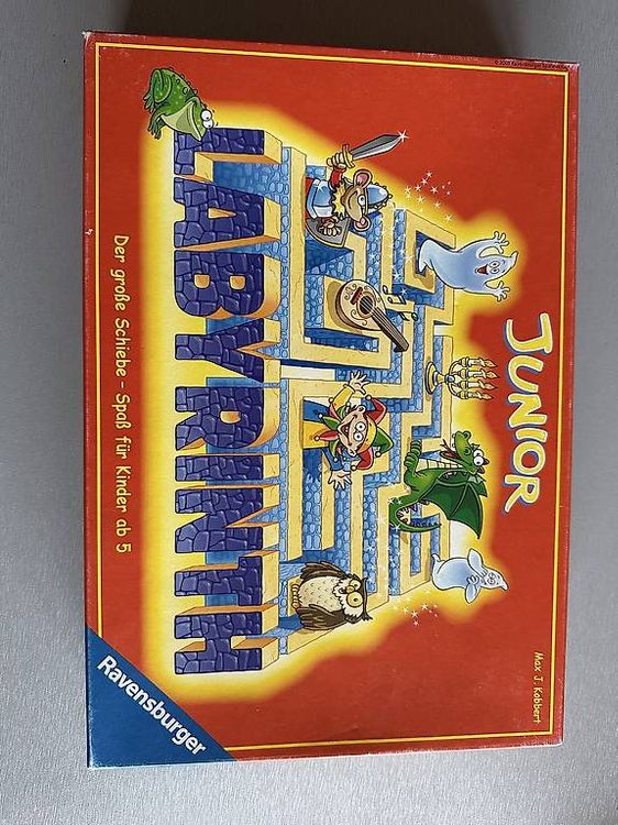 JEU DE SOCIÉTÉ: LABYRINTHE. Complet. En français. Boîte Métal Très Bon