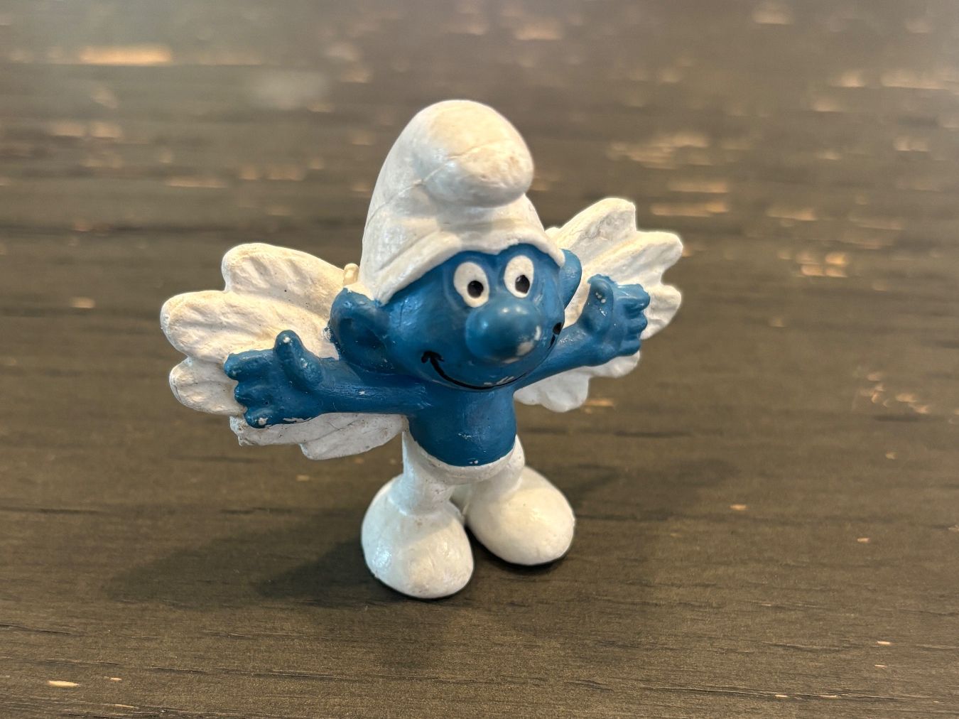 Statuette: Peyo Schlumpf Bully / Engel – Usato da wenslingen venduto da kulturseller
