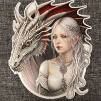 Dragon Fantasy Metal Art Schild
