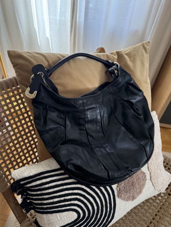 Bally Vintage Leder Hobo Bag