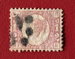 GROSSBRITANNIEN QUEEN VICTORIA 1/2 1870 GEST.