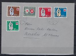 1957 Satzbrief Pro Patria gestempelt  14123