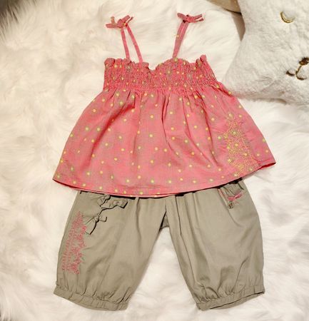 Ensemble bébé fille LCDP - 24 mois