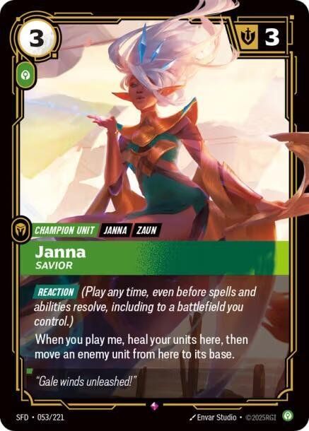 Carte collezionabili: Janna - Rifbound – Usato da Genève venduto da EMellau