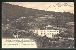 Cressier, Institut CLOS-ROUSSEAU, circulée 1925