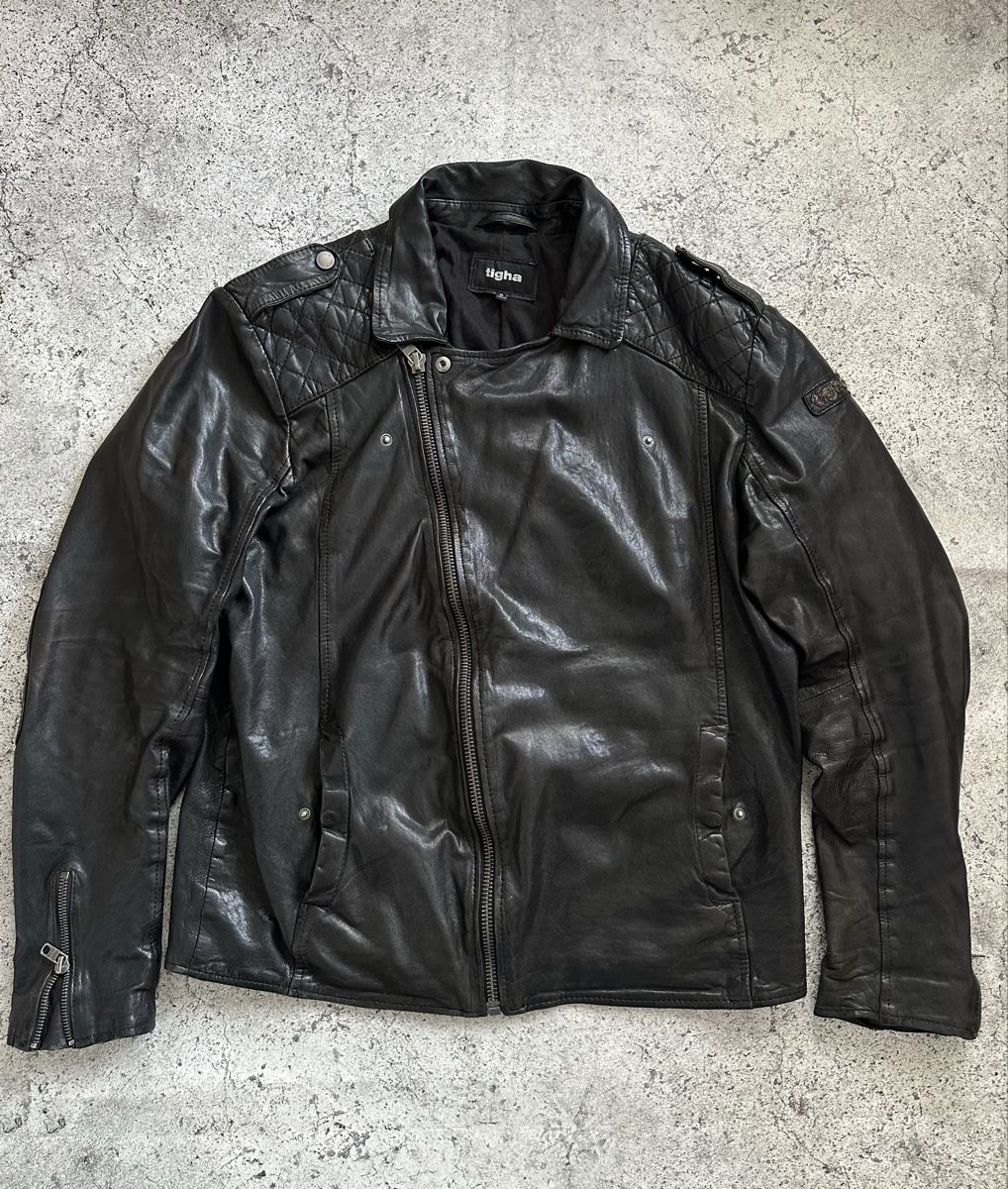 Jacken: Tigha Leather Jacket - Black, XL - Great Condition! – Gebraucht aus Zürich von megastored 7