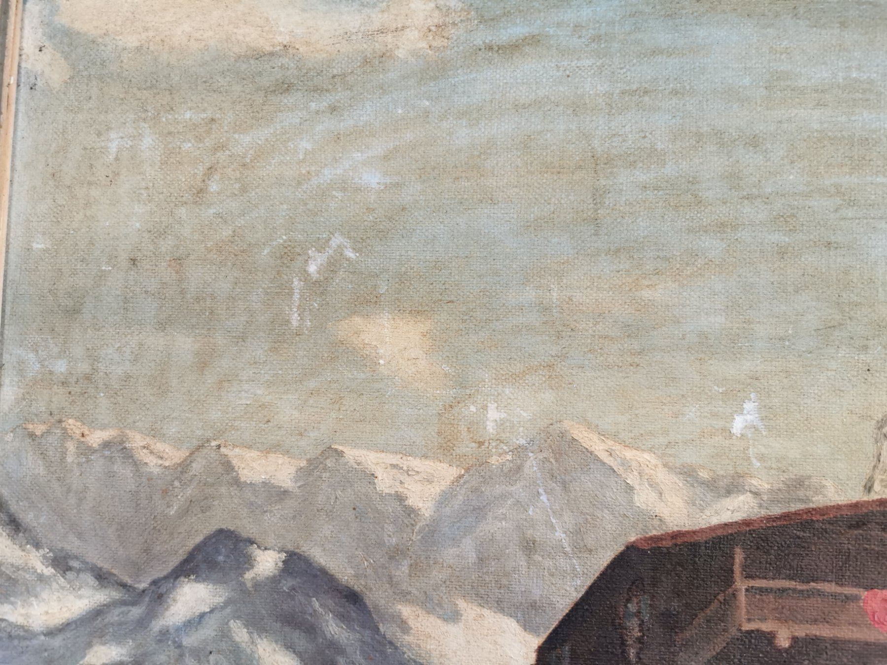 Gemälde: WERNER HUILE SUR PANNEAU SIGNÉE ET DATÉE 1970 – Gebraucht aus Genève von Qanil77 4
