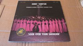 Johnny Thompson Look Over Your Shoulder Rare Gospel Vinyl LP