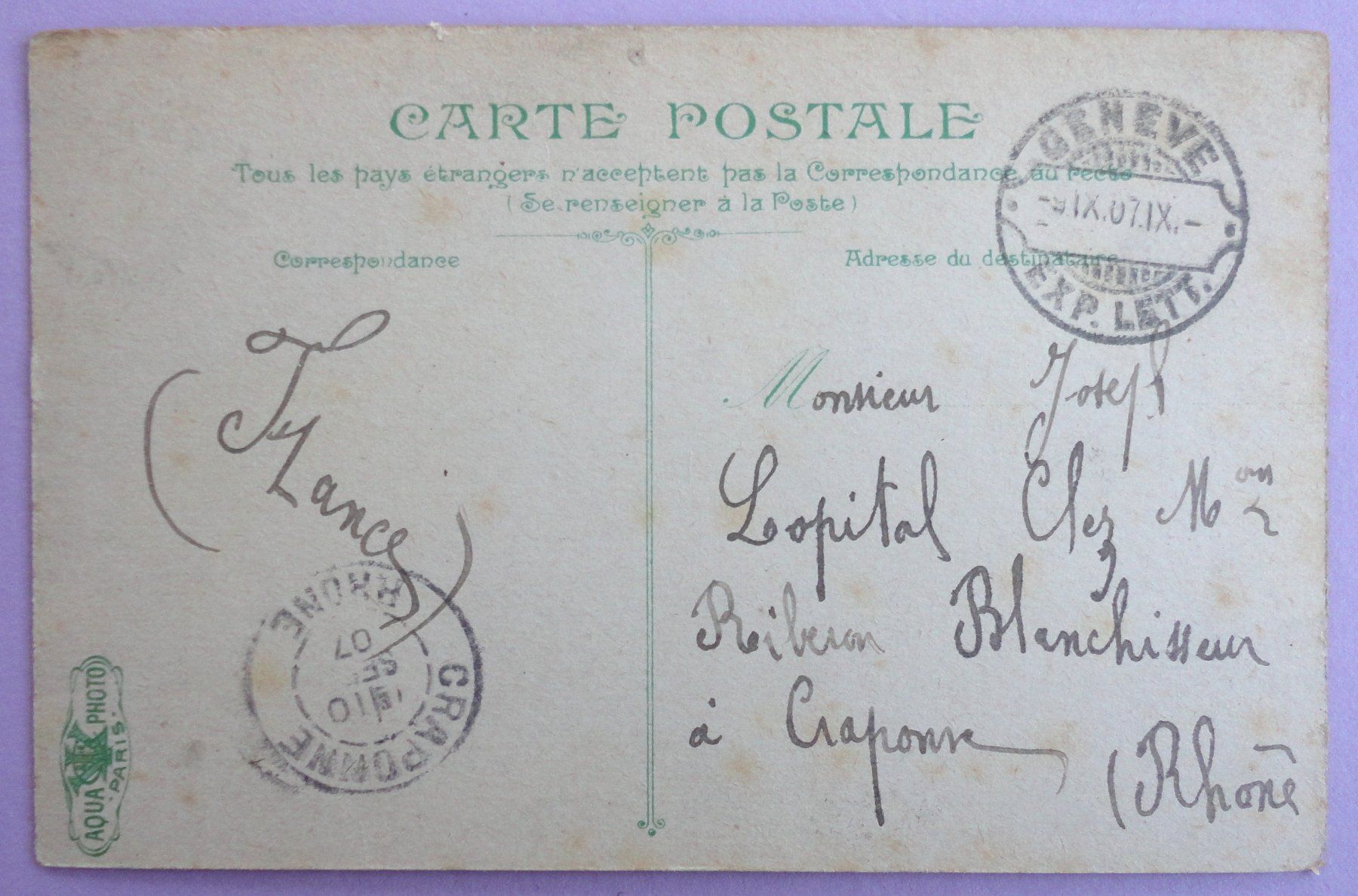Cartoline postali: Genève, Monument National – Difettoso da Fétigny venduto da Billy2miny 1
