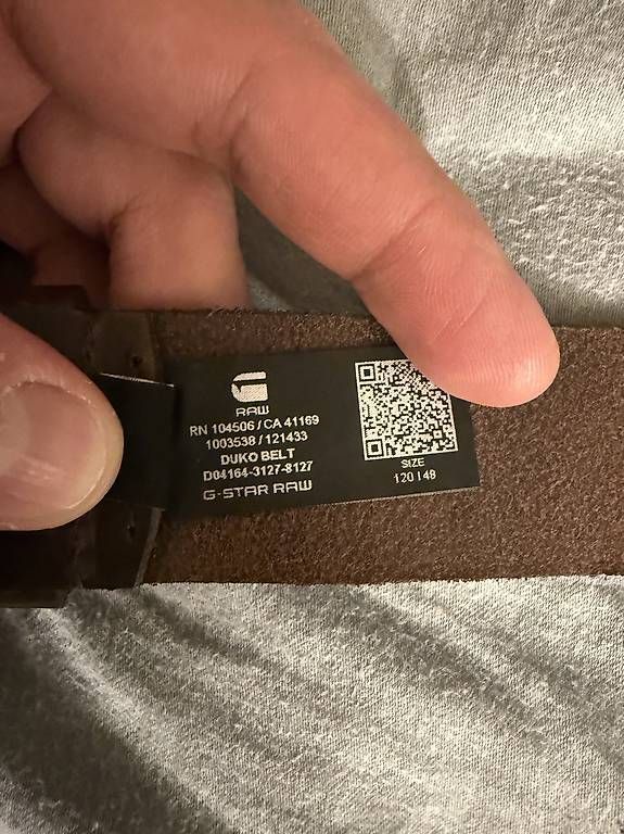 Gürtel: G-Star RAW Ledergürtel braun  – Gebraucht aus Wädenswil von dom_pz5d 2