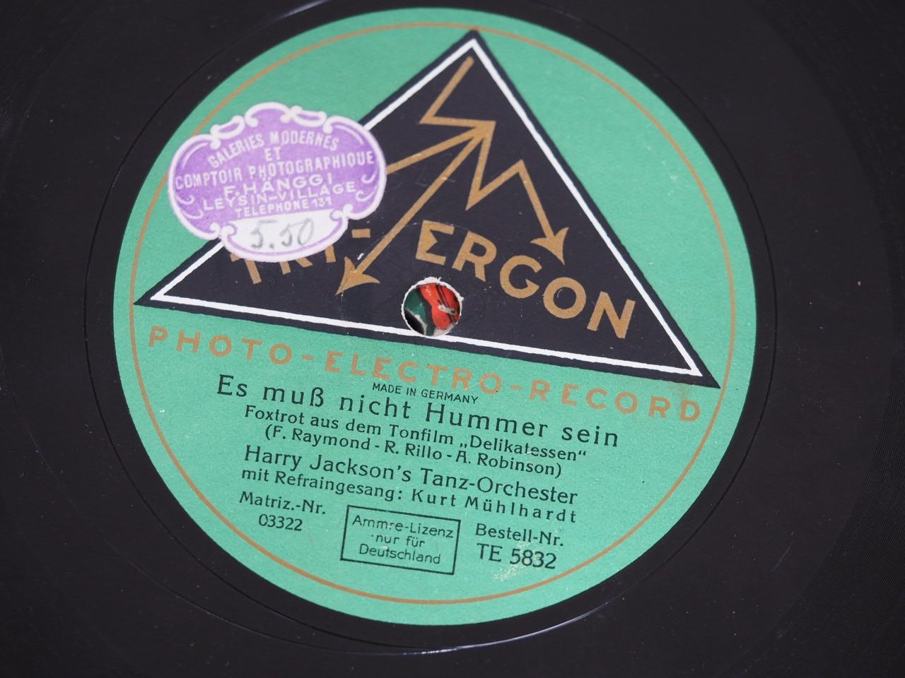 Dischi in vinile: DISQUES 78 TOURS – Usato da Lausanne venduto da Leag 4