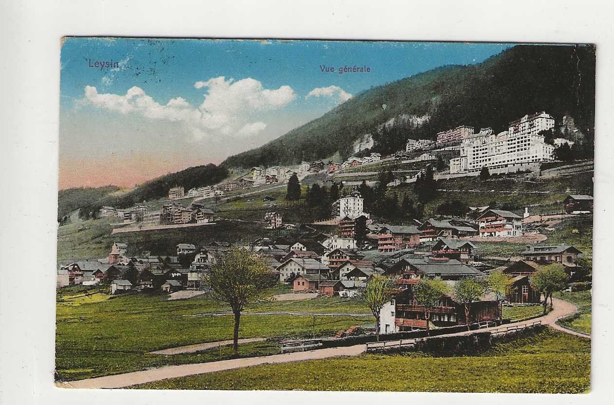 Ansichtskarten: Leysin, 1913 – Gebraucht aus Spiez von Niesen20