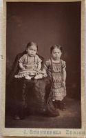 CDV J. Schneebeli, Zürich - Mädchen, Kinder